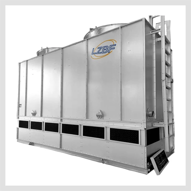 Dry and wet closed cooling tower.