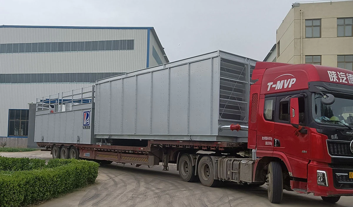 Loaded Unit Photographs Closed-Circuit Cooling Tower Ready for Dispatch Loaded Unit Photographs Closed-Circuit Cooling Tower Ready for Dispatch